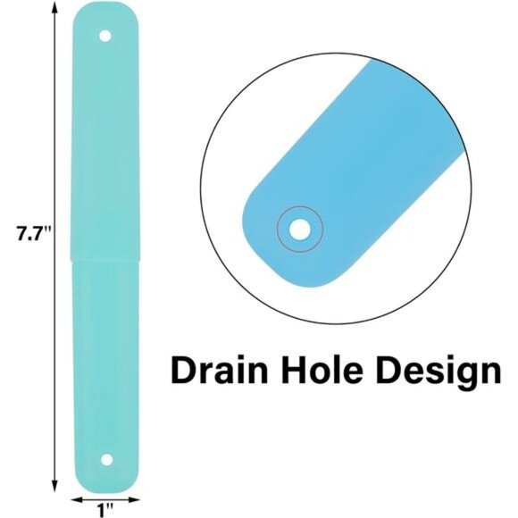 6 Pack Travel Toothbrush Case Portable Toothbrush Holder Camping Home Bathroom - Picture 3 of 8